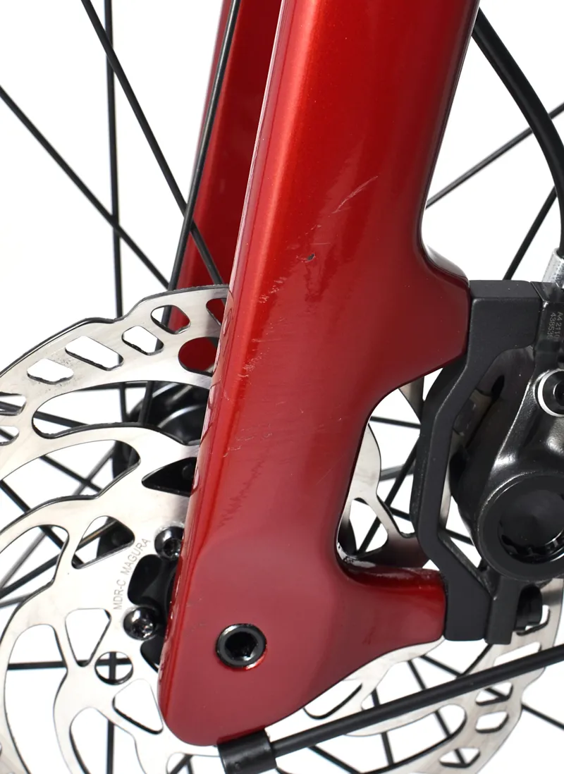 Ex Demo Orbea Vibe MID H30 Unisex Electric Hybrid Bike - Dark Red - Small-6