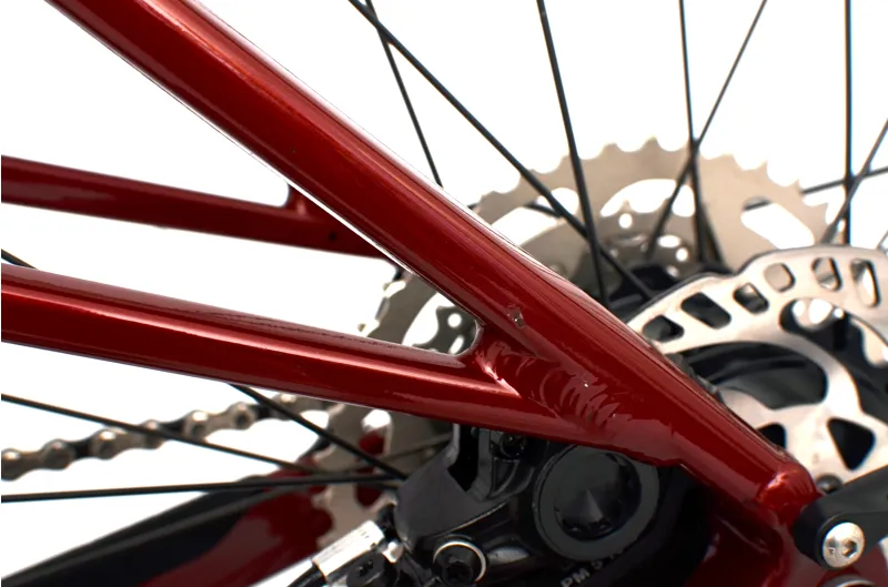 Ex Demo Orbea Vibe MID H30 Unisex Electric Hybrid Bike - Dark Red - Small-7