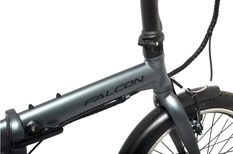 Ex Demo Falcon Compact 2025 Electric Folding Bike - Grey-2