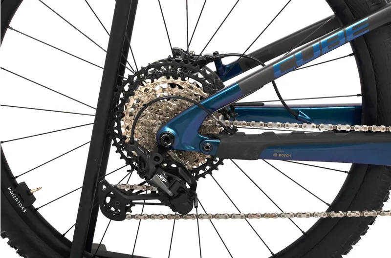 Ex Demo Cube AMS Hybrid ONE44 C:68X SLX 400X 29er 2025 Electric MTB - - Medium - Cobalt-1