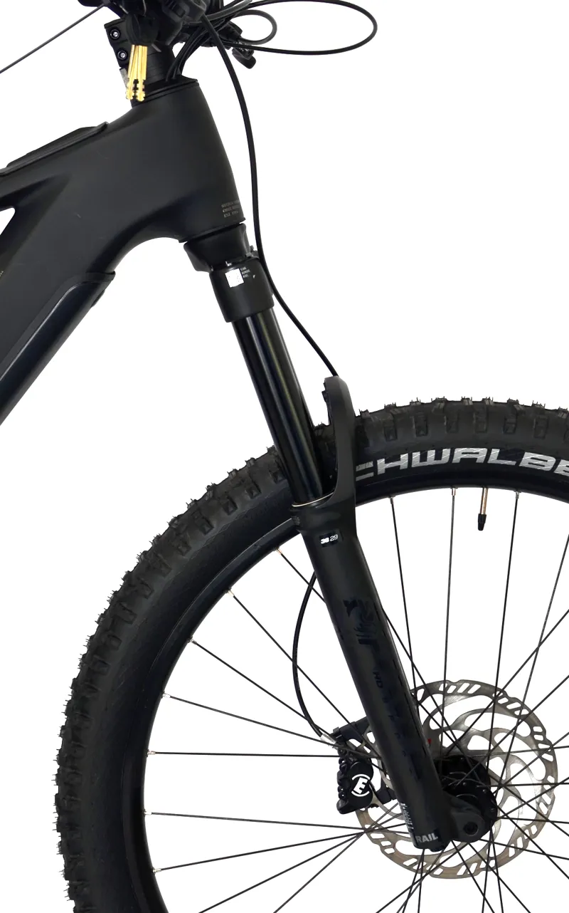 Nearly New Cube Stereo Hybrid One44 HPC Race 2025 Electric MTB - Large - Blackline-5