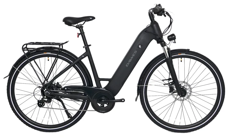 Nearly New Dawes Spire 1.0 Low Step 2025 Women's Electric Hybrid Bike - Medium - Black