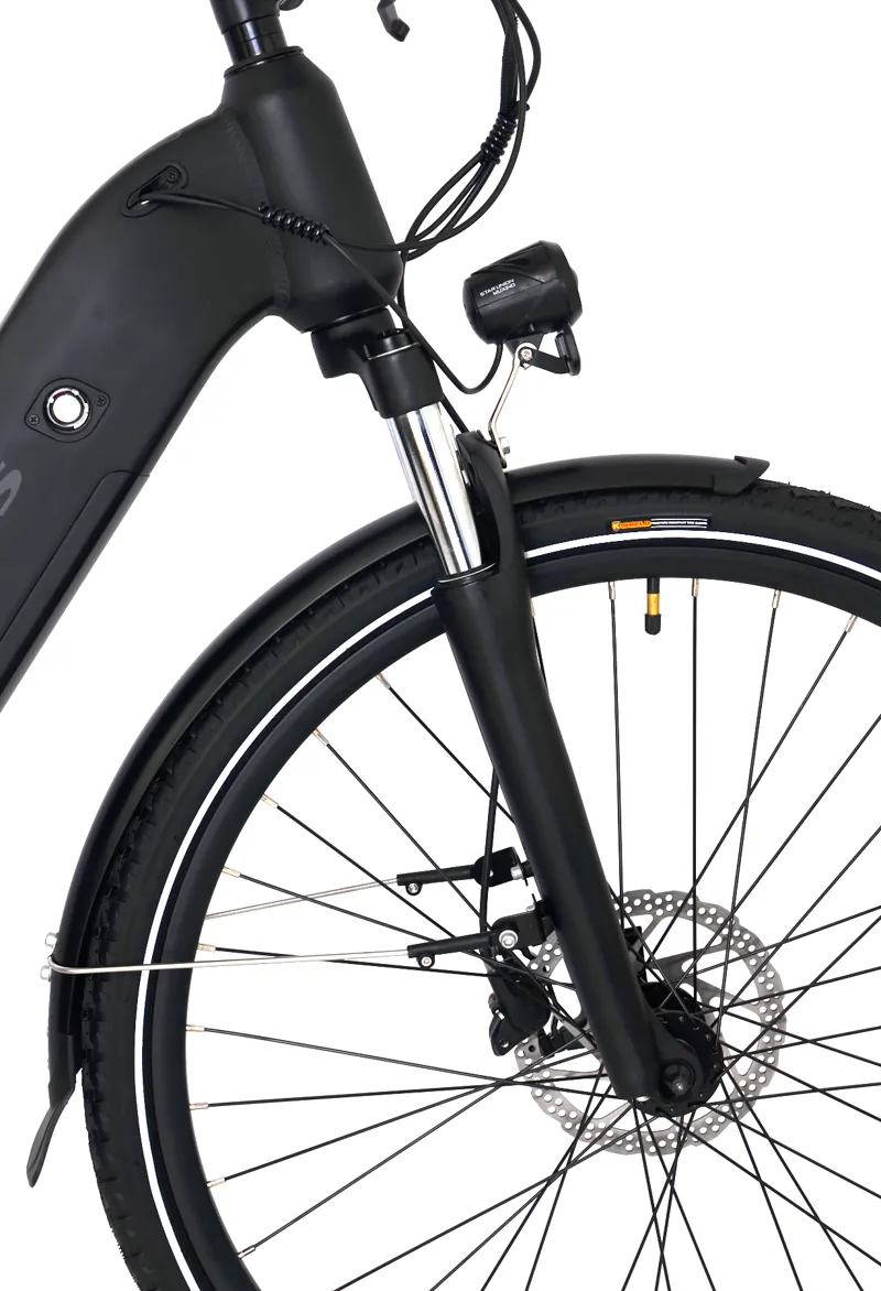 Nearly New Dawes Spire 1.0 Low Step 2025 Women's Electric Hybrid Bike - Medium - Black-4