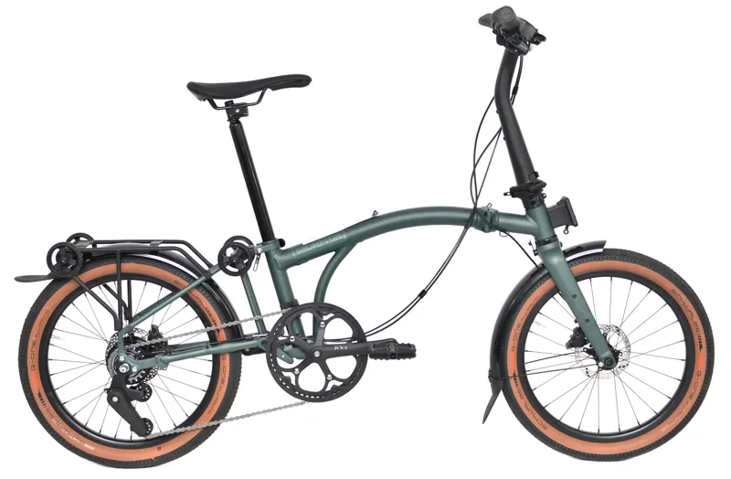 Ex Demo Brompton G Line Roller Frame 2025 Gravel Folding Bike  - Medium - Forest Green