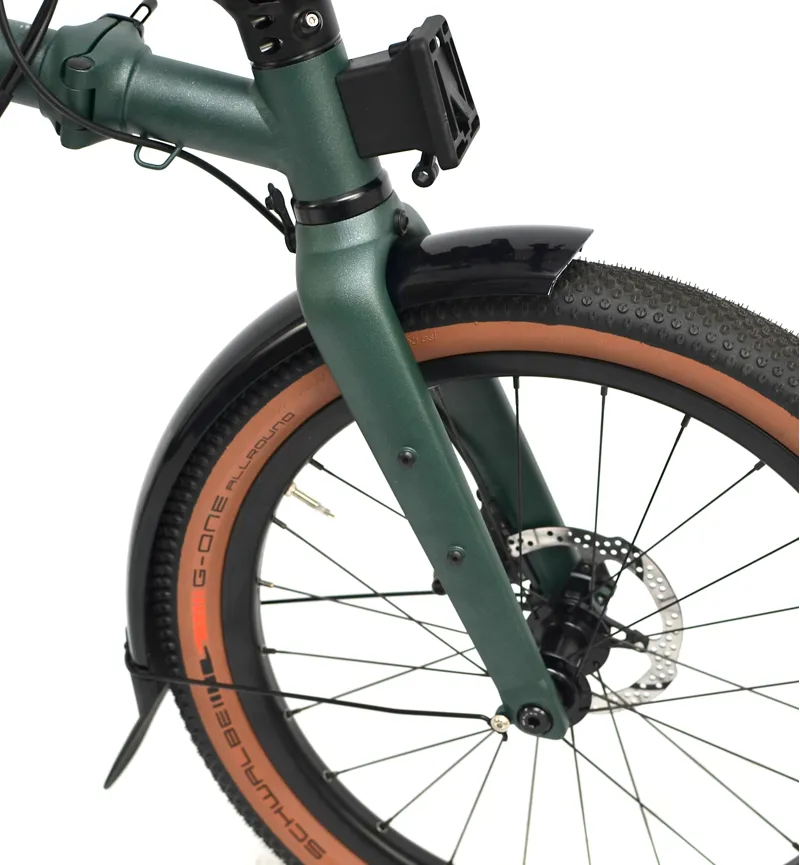 Ex Demo Brompton G Line Roller Frame 2025 Gravel Folding Bike  - Medium - Forest Green-1