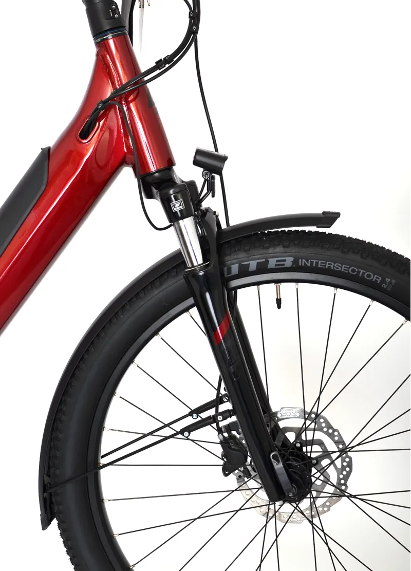 Ex Demo Lapierre E-Explorer 4.4 LS Women's Electric Hybrid Bike - 50 cm - Red-2