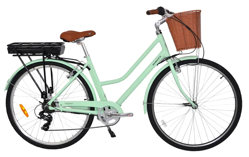 Nearly New Dawes Elegance 2025 Women's Electric Bike - Mint Green