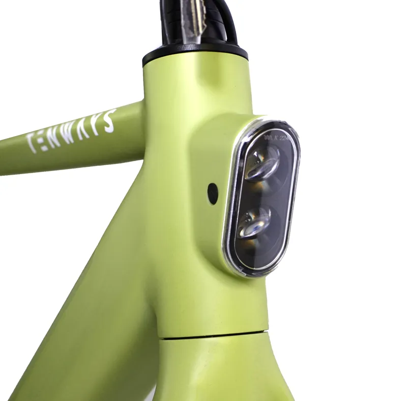 Ex Demo Tenways CGO600 Pro 2025 Electric Hybrid Bike- 50 cm - Avocado Green-6