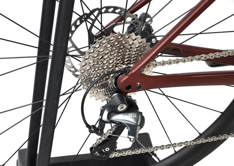 Nearly New Specialized Roubaix SL8 2025 Carbon Road Bike - 52 cm - Rusted Red/Obsidian-1