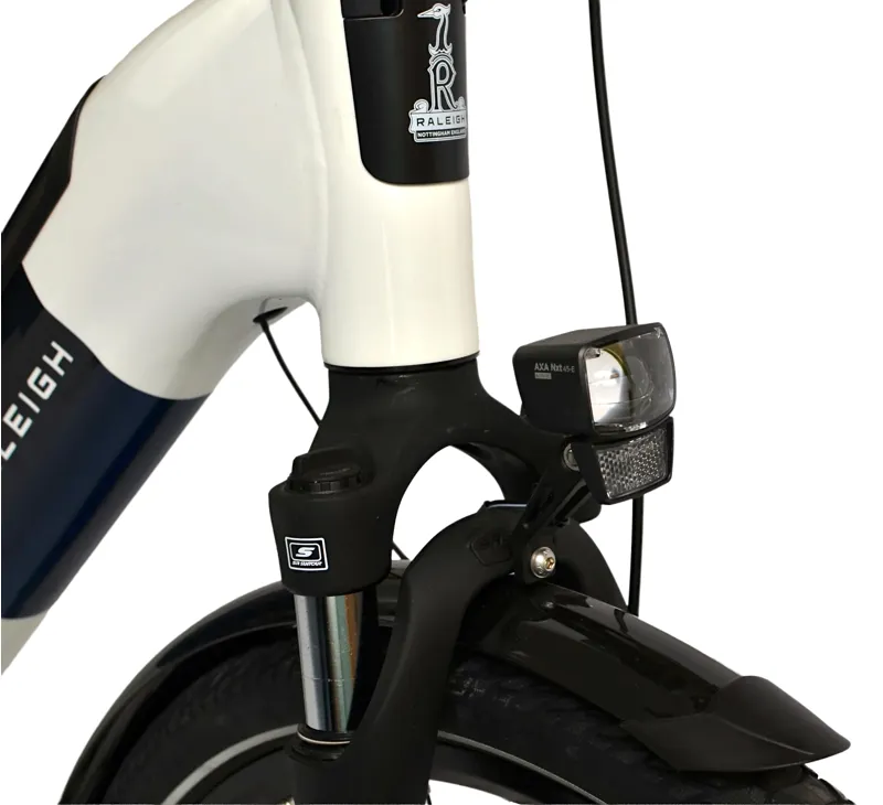 Nearly New Raleigh Motus Hub Low Step 2026 Electric Hybrid Bike - 51 cm - Sparkling White-3