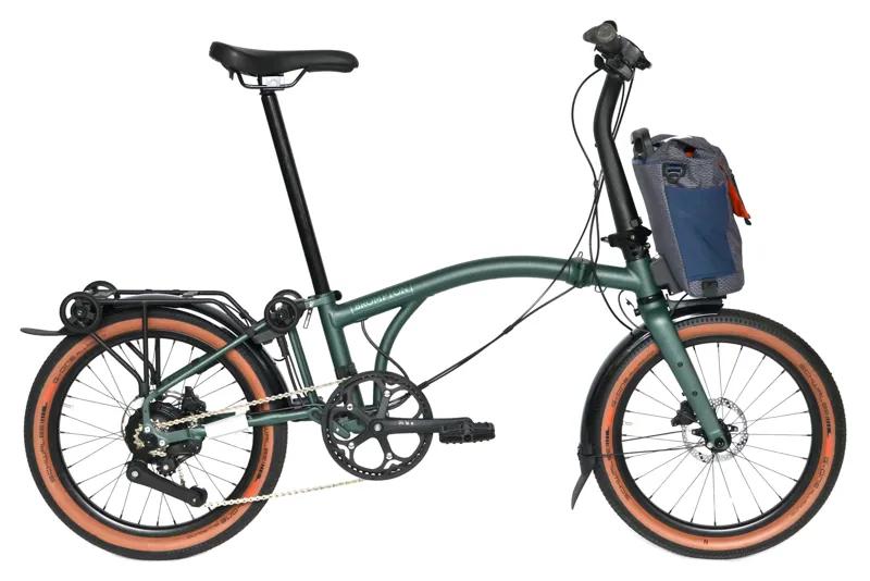 Ex Demo Brompton G Line Electric 4-Speed Folding Bike - Medium - Forest Green