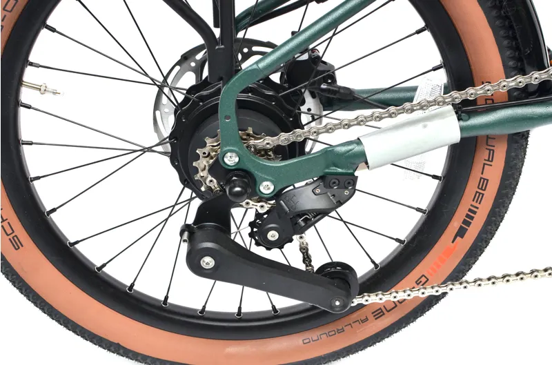 Ex Demo Brompton G Line Electric 4-Speed Folding Bike - Medium - Forest Green-3