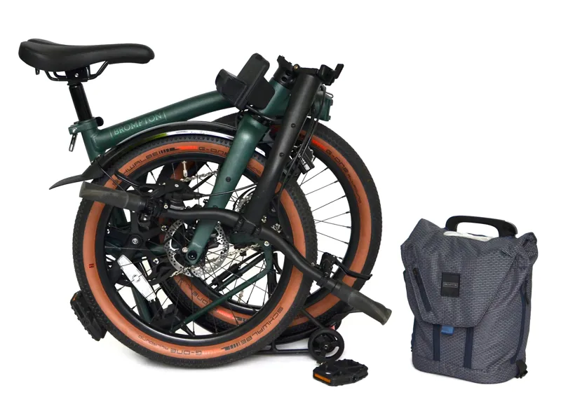 Ex Demo Brompton G Line Electric 4-Speed Folding Bike - Medium - Forest Green-6