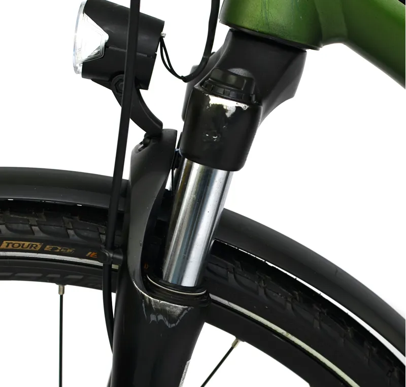 Ex Demo Merida eSpresso 300SE EQ Women's Electric Hybrid Bike - X-Small 43 cm - Green/Grey-12