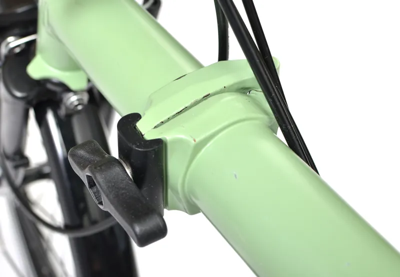 Ex Demo Brompton 2024 C Line 6 Speed Folding Bike Mid Bar - Matcha Green-7