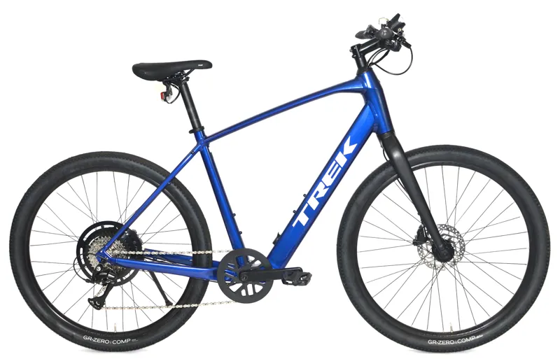 Ex Demo Trek Dual Sport+ 2 LT 2026 Electric Hybrid Bike - Large - Hex Blue