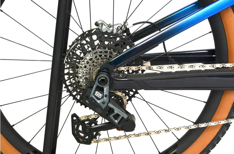 Ex Demo Trek Fuel EXe 9.8 GX AXS T-Type 29er 2025 Electric MTB - Medium - Marianas Blue-3