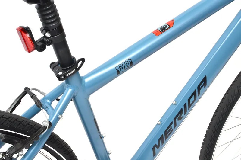 Nearly New Merida Crossway 10-V SE 2025 Hybrid Bike - Small - Silk Blue/Black-4