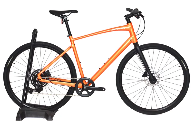 Nearly New Specialized Sirrus X 2.0 2027 Hybrid Bike - Large - Tangerine/Shadow Silver Frost