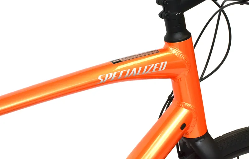 Nearly New Specialized Sirrus X 2.0 2027 Hybrid Bike - Large - Tangerine/Shadow Silver Frost-2