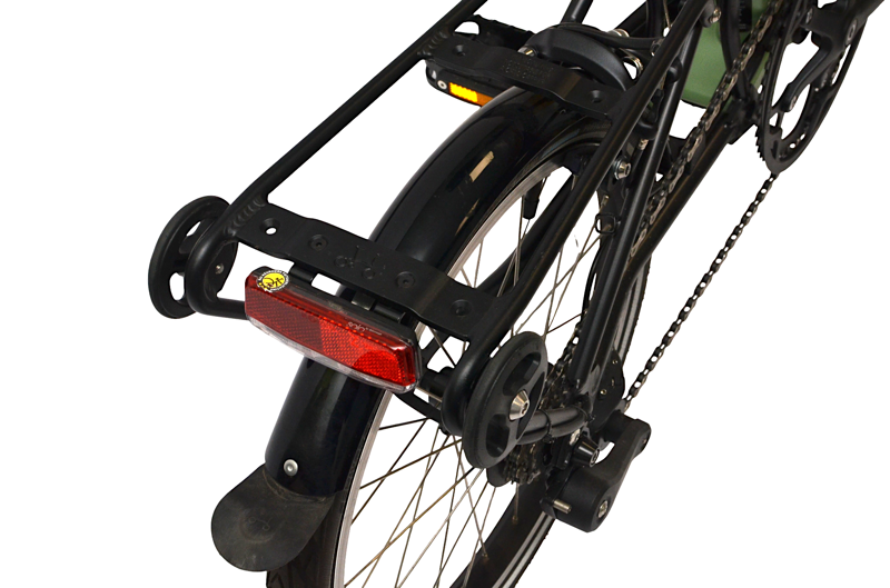 Ex Demo Brompton M4R C-Line Mid 4 Speed Electric Folding Bike Matcha Green-1