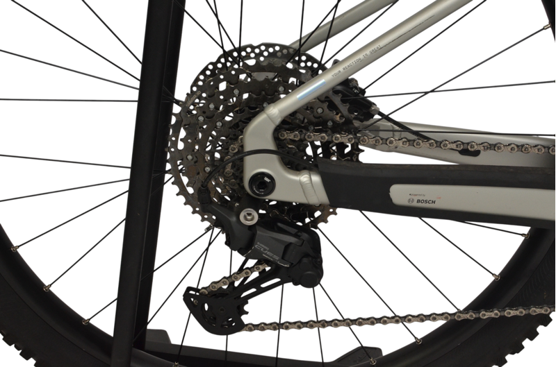 Ex Demo Cube Reaction Hybrid One 800 2026 Electric Mountain Bike - Large - Grey/Prism-1