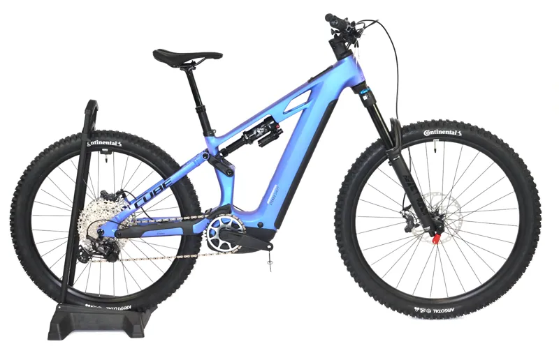 Nearly New Cube Stereo Hybrid ONE77 HPC SLX 800 2026 Electric MTB - Small - Blue Iris/Black
