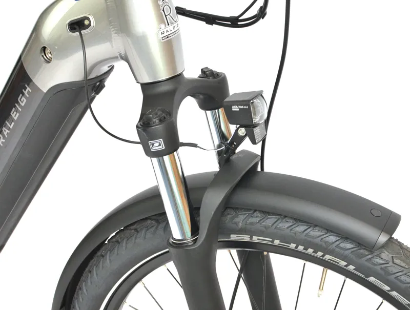 Ex Demo Raleigh Novus Hub Gear Lowstep 600wh 2026 Electric Hybrid Bike - 45 cm - Platinum Chrome-3
