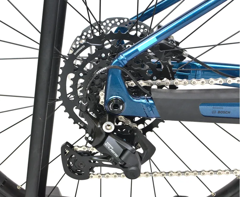 Ex Demo Cube Reaction Hybrid Performance 600 2026 Electric MTB - Small - Electric Blue-1
