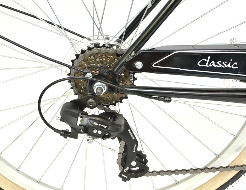 Ex Demo Dawes Classic Women's Hybrid Bike - 19 - Black-1