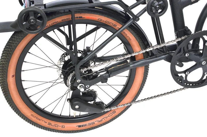 Ex Demo Brompton G Line Roller Frame 2026 Gravel Folding Bike - Space Black-1
