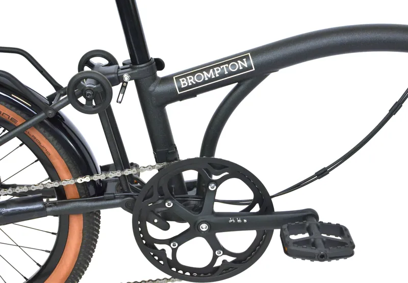 Ex Demo Brompton G Line Roller Frame 2026 Gravel Folding Bike - Space Black-2