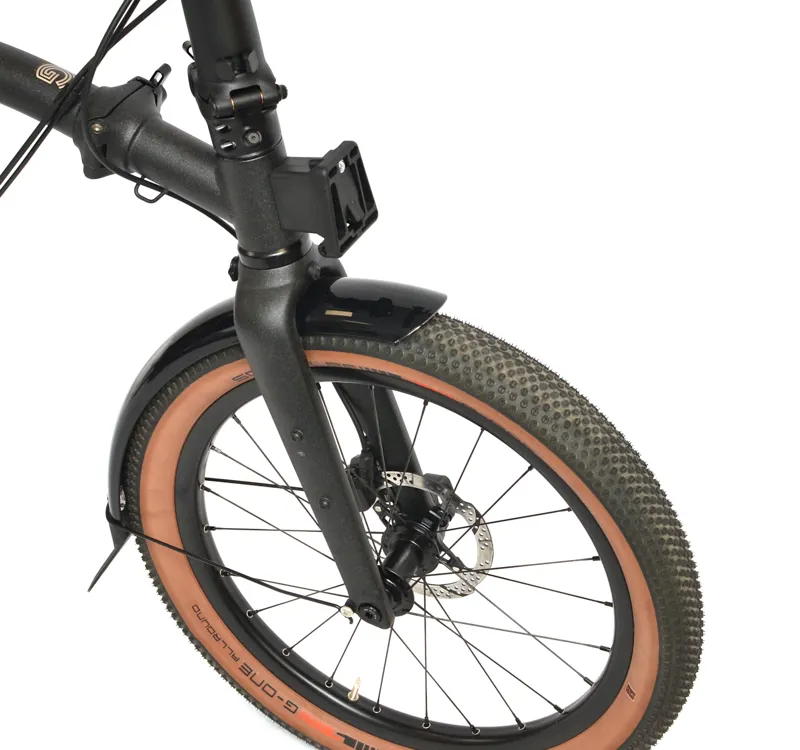 Ex Demo Brompton G Line Roller Frame 2026 Gravel Folding Bike - Space Black-3