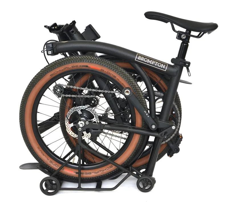 Ex Demo Brompton G Line Roller Frame 2026 Gravel Folding Bike - Space Black-5