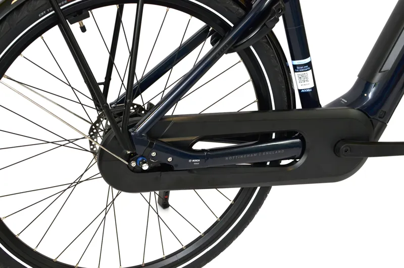 Ex Demo Raleigh Motus Hub Low Step 2026 Electric Hybrid Bike - 46 cm - Night Blue-1