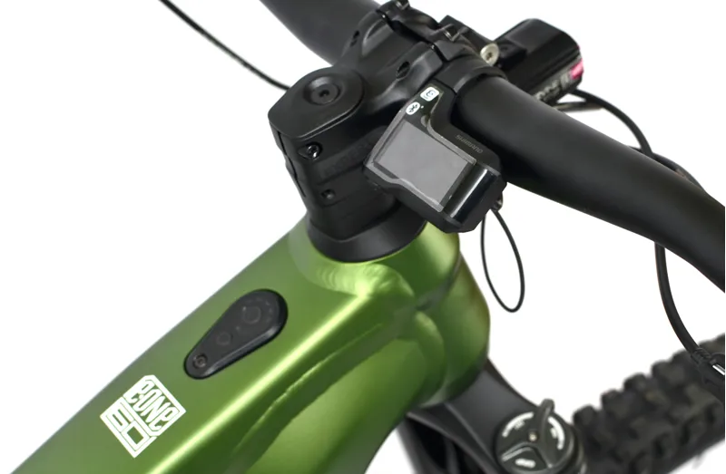 Nearly New Merida eOne-Sixty 675 Electric Full Suspension MTB - Short - Green/White-5