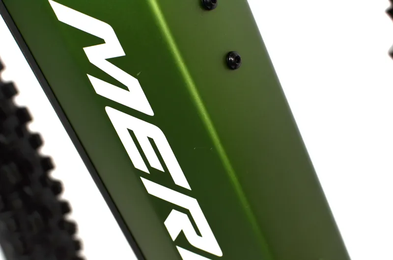 Nearly New Merida eOne-Sixty 675 Electric Full Suspension MTB - Short - Green/White-1