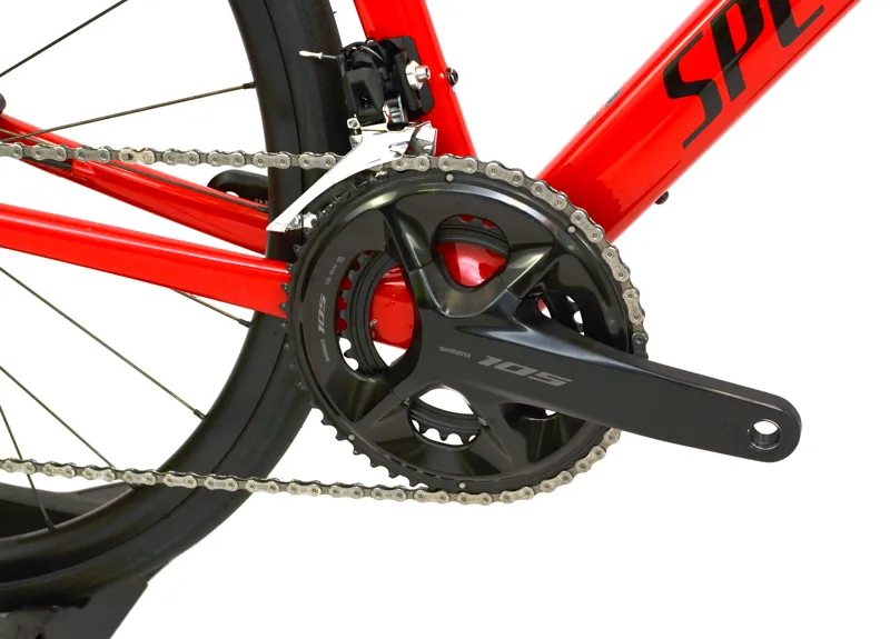 Ex Demo Specialized Roubaix SL8 Sport 2026 Road Bike - 56 cm - Vivid Red/Obsidian-2