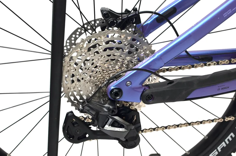 Nearly New Cube Stereo Hybrid One44 PRO 800wh 2027 Electric MTB - Medium - Blueirish/Purple-5