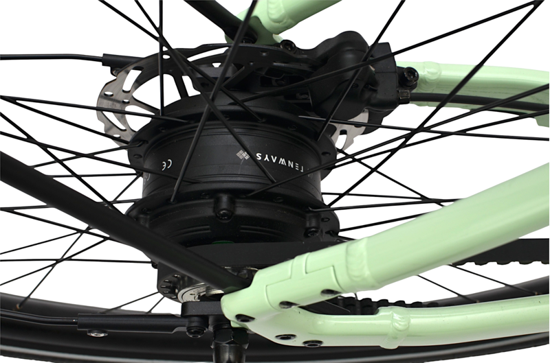 Ex Demo Tenways CGO009 2026 Electric Hybrid Bike - 54cm - Sage Green-4