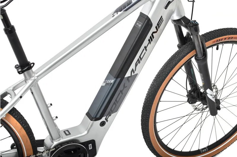 Nearly New Rock Machine Storm INT e70-29 Electric Mountain Bike - Medium - Silver-7