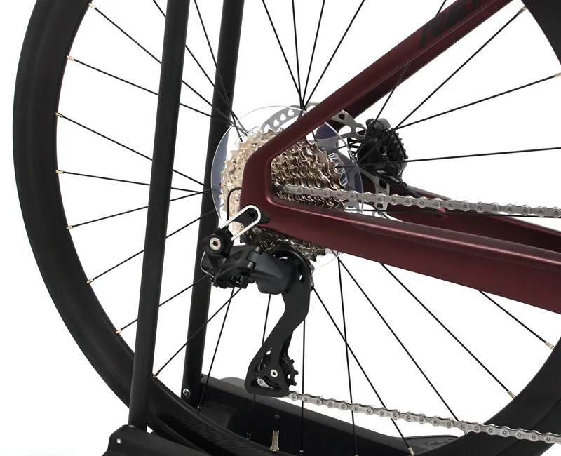 Nearly New Merida Reacto 6000 Di2 2023 Carbon Aero Road Bike - X-Small - Burgundy/Black-4