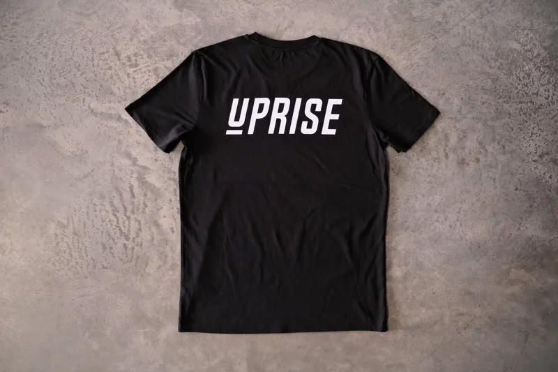 Uprise Earth Logo Unisex Cotton Tee - Black-4