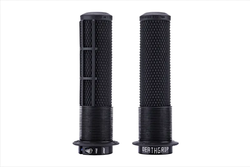 DMR DeathGrip 2 Flanged MTB Grips - Thick - Black-1