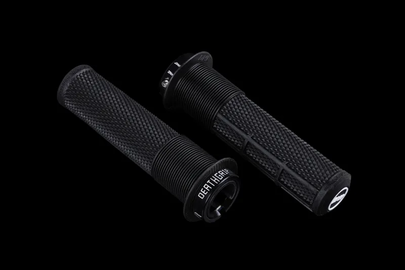DMR DeathGrip 2 Flanged MTB Grips - Thick - Black