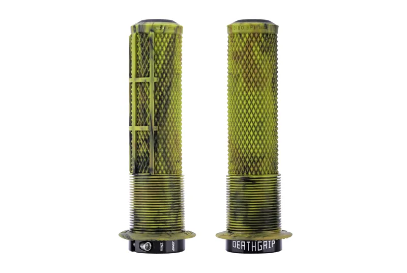 DMR DeathGrip 2 Flanged MTB Grips - Thin - Camo