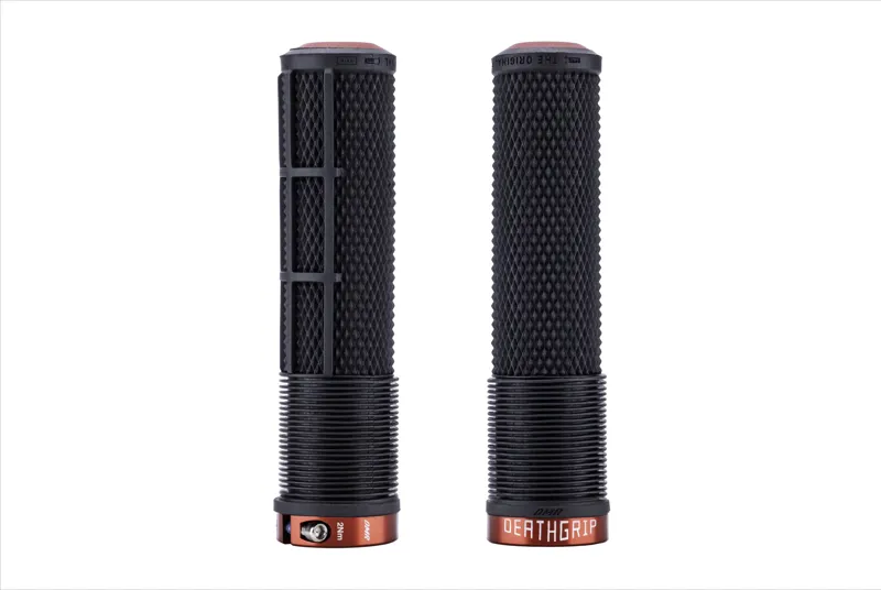 DMR DeathGrip 2 Race Non Flange MTB Grips - Thin - Black