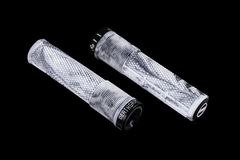 DMR DeathGrip 2 Non Flange MTB Grips - Thin - Snow Camo-1