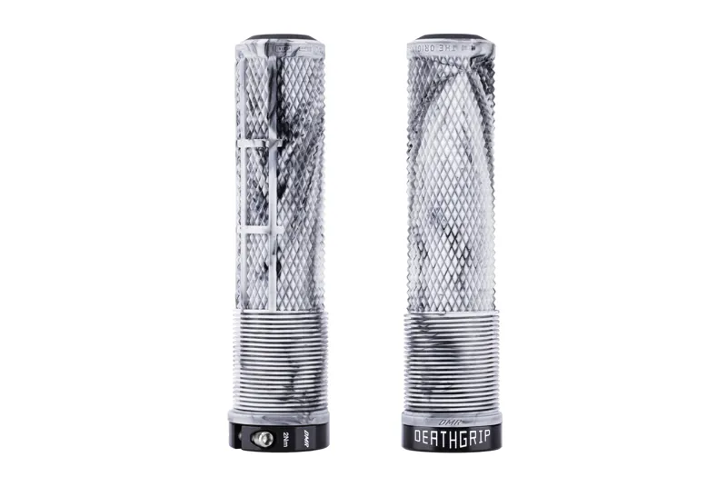 DMR DeathGrip 2 Non Flange MTB Grips - Thin - Snow Camo