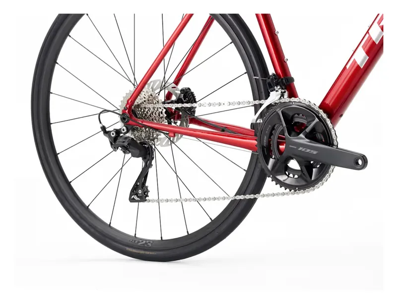 Trek Domane AL 5 2027 Endurance Road Bike - Fury Red-4